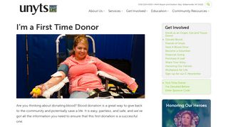 Unyts | First Time Donor