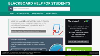 Can't log-in | Student Help | Blackboard Learn