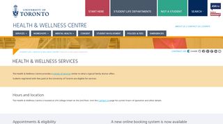 Health & Wellness Services | Student Life