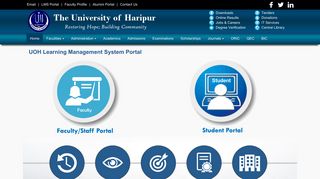 LMS Portal - The University of Haripur