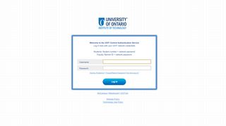 UOIT Central Authentication Service