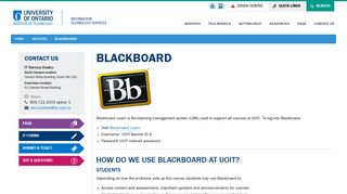 Blackboard | Information Technology Services