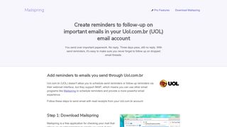 How to turn on reminders for your Uol.com.br (UOL) email account