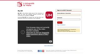 UM IT Account - University of Malta