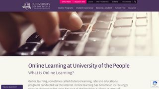 Online Learning At University Of The People | University of the People