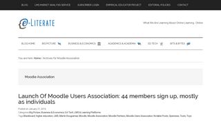 Moodle Association Archives - - e-Literate