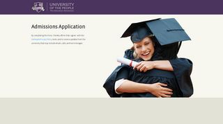UoPeople Admissions Application | University of the People