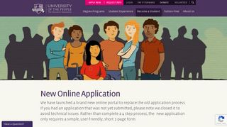New Online Application | University of the People