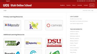 Login - Utah Online School (UOS)