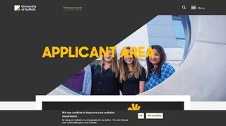 Applicant Area | University of Suffolk