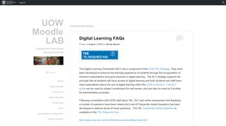 Moodle | UOW Moodle LAB - UOW Blogs
