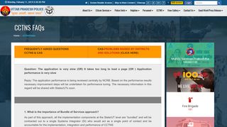uppolice.gov.in| Official Website of Uttar Pradesh Police | CCTNS FAQs