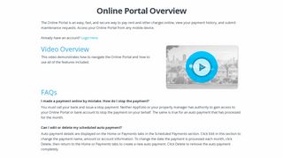 Online Portal Overview | AppFolio Property Manager