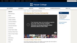 Introducing the Promise Scholarship: Harper College