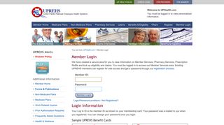 UPREHS - Members - Login - Union Pacific Railroad Employes Health ...