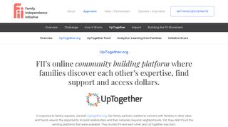 UpTogether | FII – Family Independence Initiative