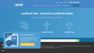 Upad - Landlord Hub, Landlord Guides and Information