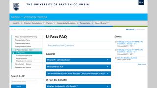 U-Pass FAQ | planning.ubc.ca