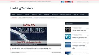 How to hack UPC wireless networks and other WLAN