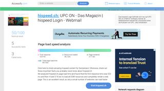 Access hispeed.ch. UPC ON - Das Magazin | hispeed Login - Webmail