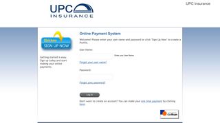 UPC Insurance - Bill2Pay.com