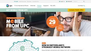 Mobile subscriptions: Info on the Mobile offers | UPC