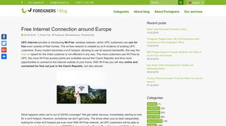 Free Internet Connection around Europe | Foreigners.cz Blog