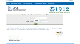 View Bill / Payment - Uttarakhand Power Corporation Limited (UPCL)