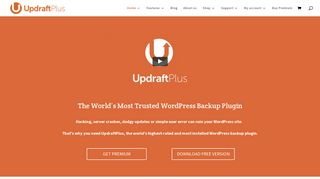 UpdraftPlus: The World's Most Trusted WordPress Backup Plugin