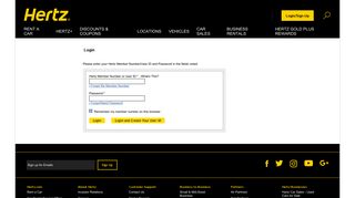 Hertz Gold Plus Rewards