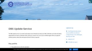 DBS Update Service | ERVAS