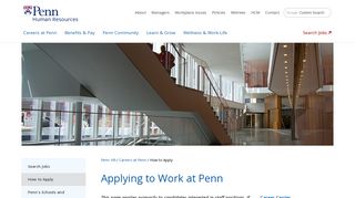 How to Apply - Penn HR - University of Pennsylvania