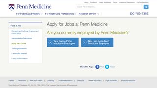 Apply for Jobs at Penn Medicine – Penn Medicine