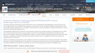 University of Petroleum and Energy Studies (UPES) Result 2019 ...