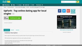 UpForIt - Top online dating app for Free Download