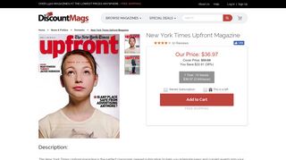 New York Times Upfront Magazine - DiscountMags.com