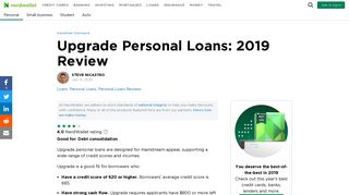 Upgrade Personal Loans: 2019 Review - NerdWallet