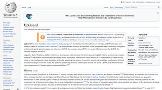 UpGuard - Wikipedia