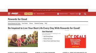 Earn and Save With AARP's Rewards for Good Program