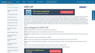 HDFC UPI: How to Register & Transfer Money using HDFC UPI