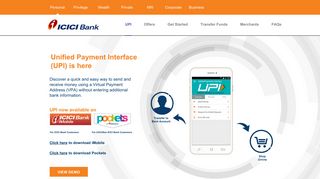 Unified Payment Interface (UPI) - UPI App - UPI Payment - ICICI Bank