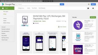 BHIM SBI Pay: UPI, Recharges, Bill Payments, Food - Apps on Google ...