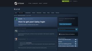 How to get past Uplay login :: R.U.S.E General Discussions