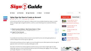 Uplay Sign Up: How to Create an Account | SignUp - SignUp.Guide