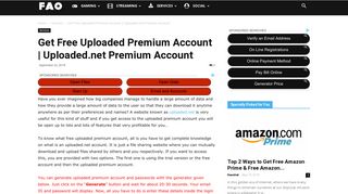 Get Free Uploaded Premium Account | Uploaded.net Premium Account