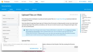 Upload Files on Web | Firebase