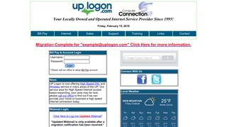U.P. Logon - Internet Service Provider