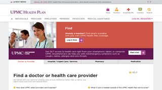 UPMC Health Plan | Find a Doctor