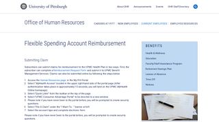 Flexible Spending Account Reimbursement | Human Resources ...