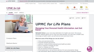 MyHealth OnLine | UPMC for Life - UPMC Health Plan